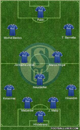 FC Schalke 04 Formation 2013