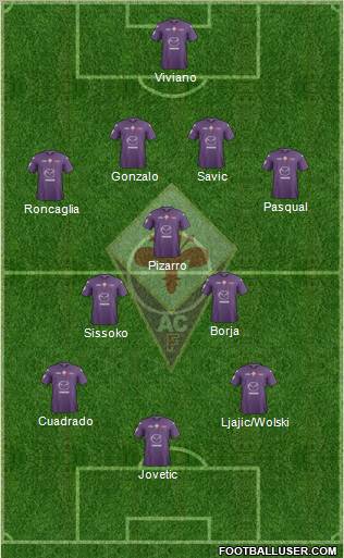 Fiorentina Formation 2013