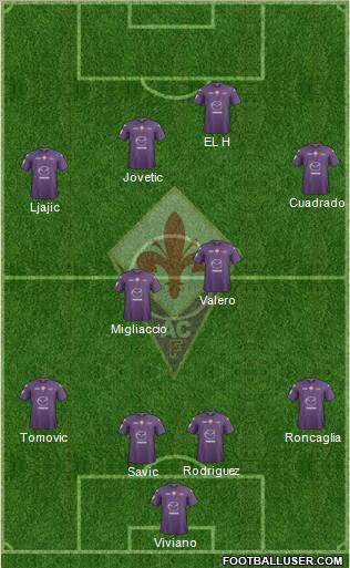 Fiorentina Formation 2013