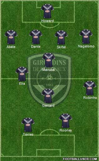 FC Girondins de Bordeaux Formation 2013