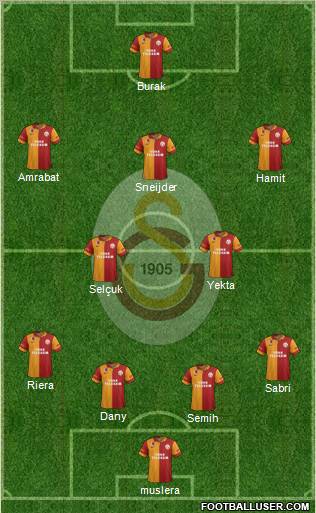 Galatasaray SK Formation 2013