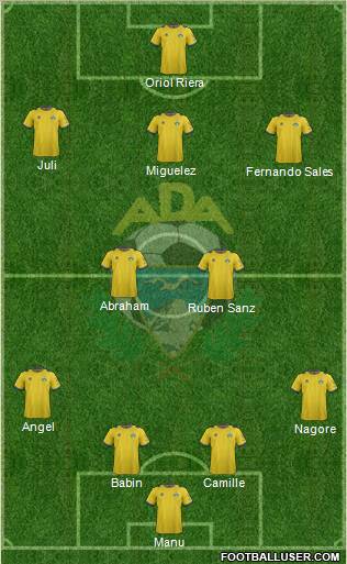 A.D. Alcorcón Formation 2013