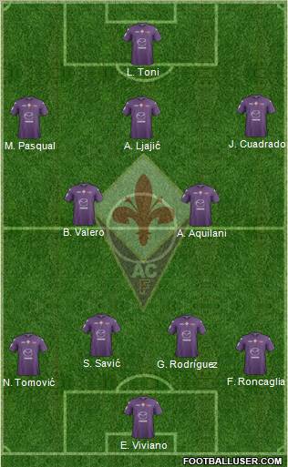 Fiorentina Formation 2013
