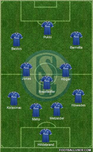 FC Schalke 04 Formation 2013