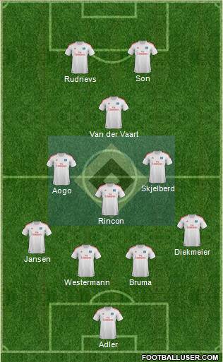 Hamburger SV Formation 2013