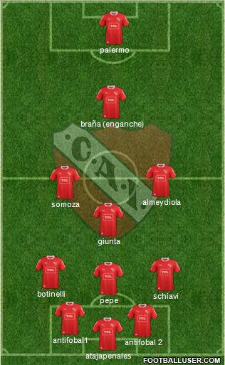 Independiente Formation 2013