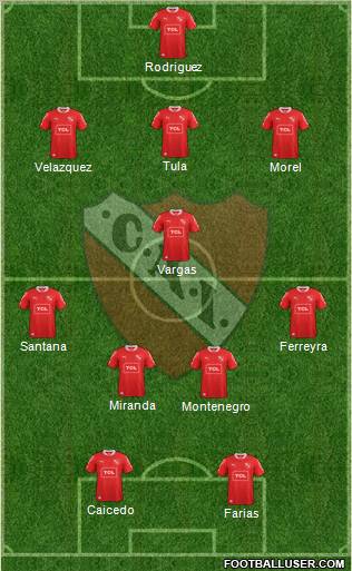 Independiente Formation 2013
