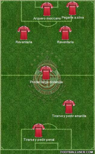 Deportivo Toluca Formation 2013