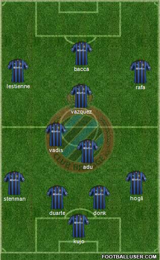Club Brugge KV Formation 2013