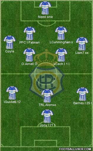 R.C. Recreativo de Huelva S.A.D. Formation 2013