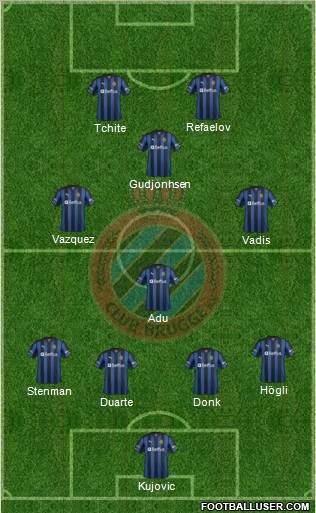 Club Brugge KV Formation 2013