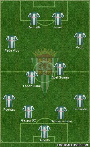Córdoba C.F., S.A.D. Formation 2013