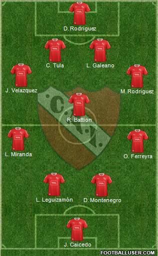 Independiente Formation 2013
