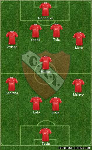 Independiente Formation 2013