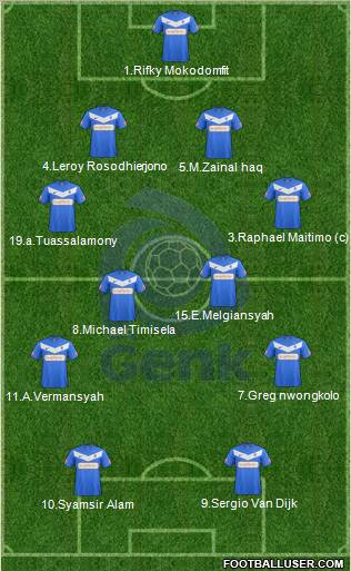 K Racing Club Genk Formation 2013