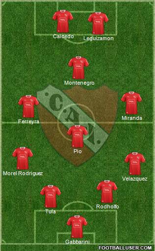 Independiente Formation 2013