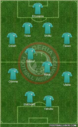 Nigeria Formation 2013
