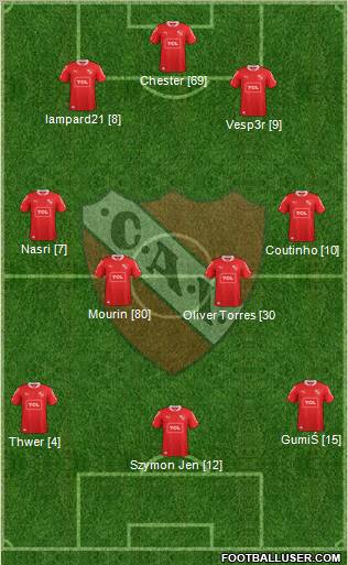 Independiente Formation 2013