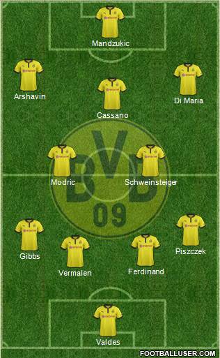 Borussia Dortmund Formation 2013
