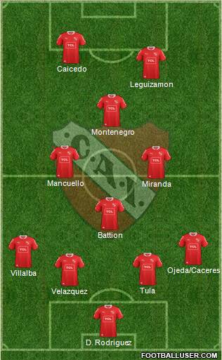 Independiente Formation 2013