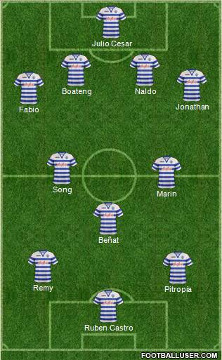 Queens Park Rangers Formation 2013