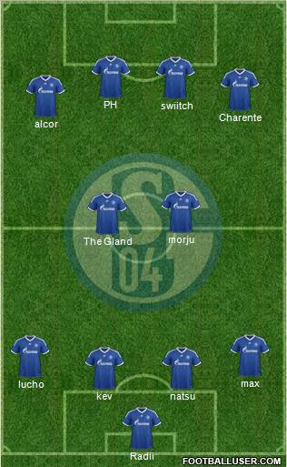 FC Schalke 04 Formation 2013