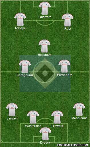 Hamburger SV Formation 2013