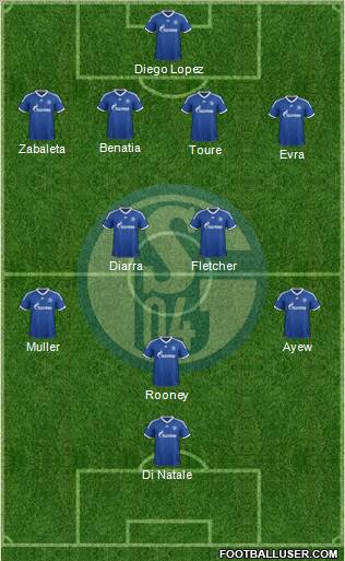 FC Schalke 04 Formation 2013