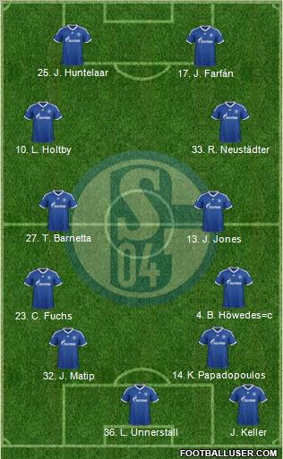 FC Schalke 04 Formation 2013