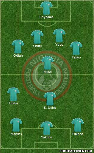 Nigeria Formation 2013