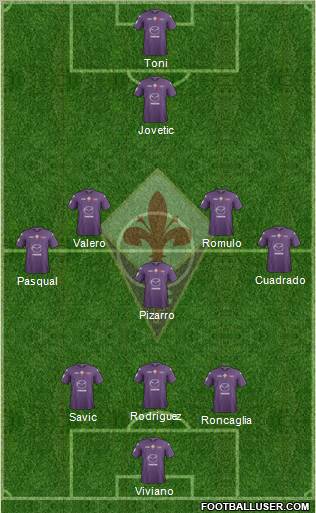 Fiorentina Formation 2013
