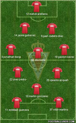 Real Murcia C.F., S.A.D. Formation 2013