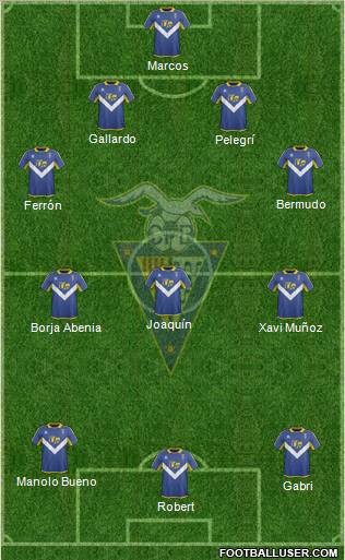 C.F. Badalona Formation 2013