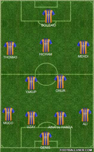 Mansfield Town football formation