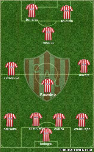 Unión de Santa Fe Formation 2013