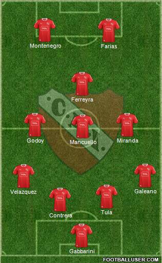 Independiente Formation 2013