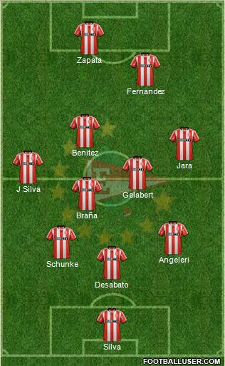 Estudiantes de La Plata Formation 2013