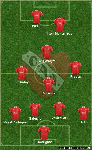 Independiente Formation 2013