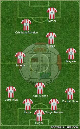 Zamora C.F. Formation 2013
