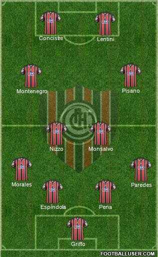 Chacarita Juniors Formation 2013