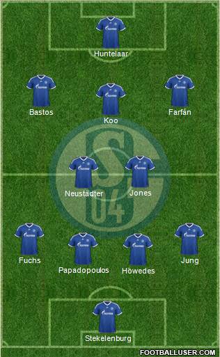FC Schalke 04 Formation 2013