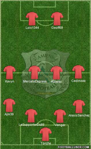 Amiens Sporting Club Football Formation 2013