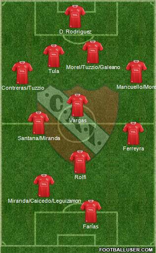 Independiente Formation 2013