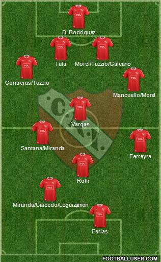 Independiente Formation 2013