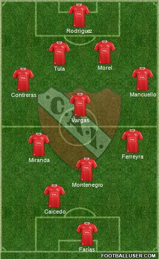 Independiente Formation 2013