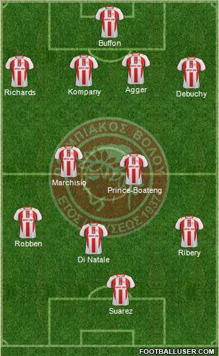ASK Olympiakos Volou Formation 2013