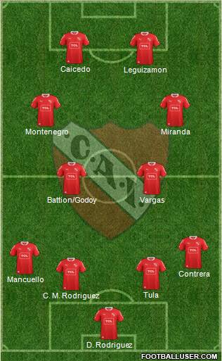 Independiente Formation 2013