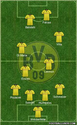 Borussia Dortmund Formation 2013
