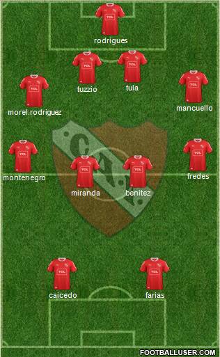 Independiente Formation 2013