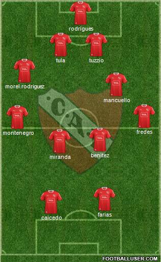 Independiente Formation 2013